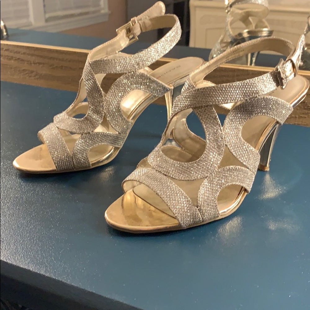 Bandolino Silver Gold Sparkle Pumps
